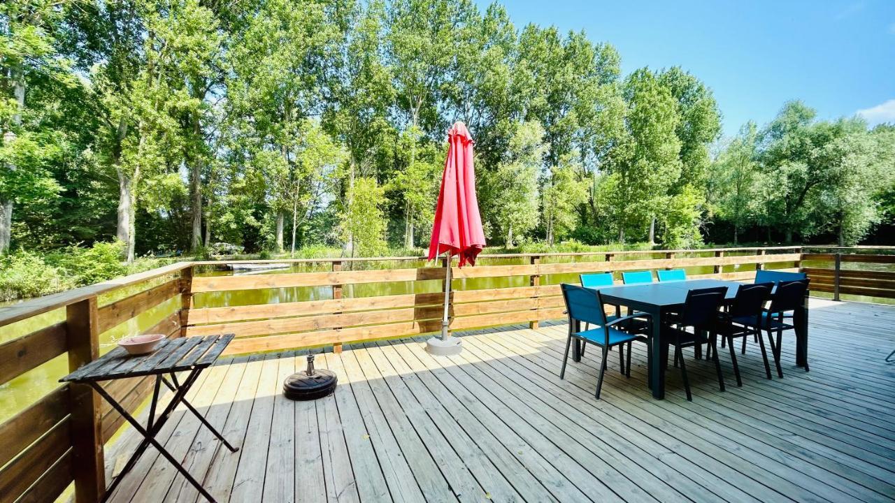 Chalet Avec Terrasse Sur Pilotis Vue Sur L'Etang 뤼 외부 사진
