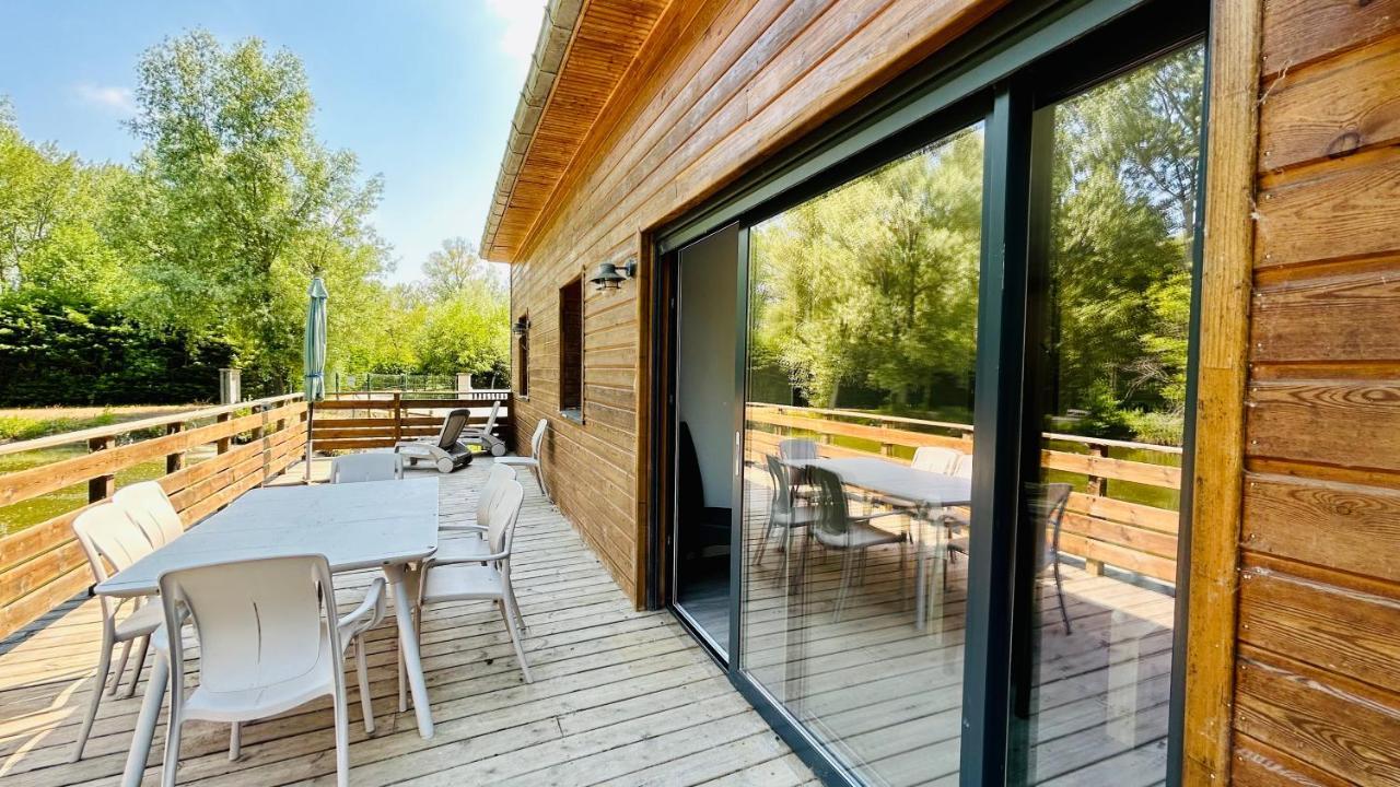 Chalet Avec Terrasse Sur Pilotis Vue Sur L'Etang 뤼 외부 사진