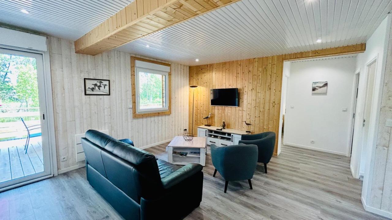 Chalet Avec Terrasse Sur Pilotis Vue Sur L'Etang 뤼 외부 사진